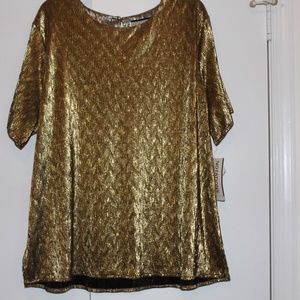 NWT Vintage Gold Shirt 3x